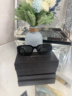 Prada Symbole Black Sunglasses – Case & Accessories Included
