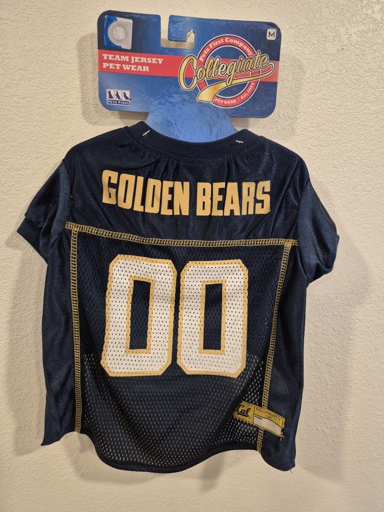 New,Pets First Licensed NCAA Jersey, California Golden Bears, Medium