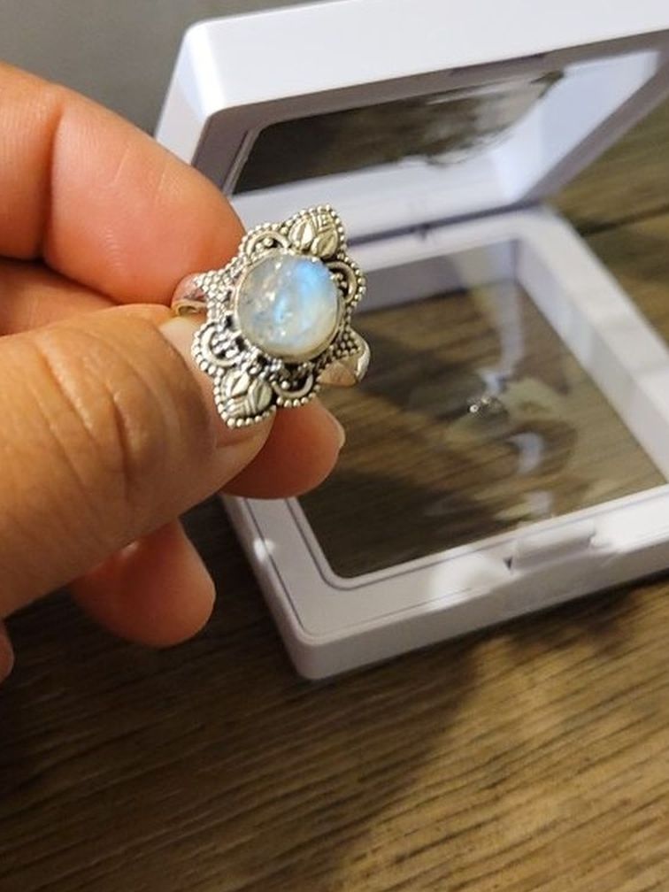 Moonstone RING 925