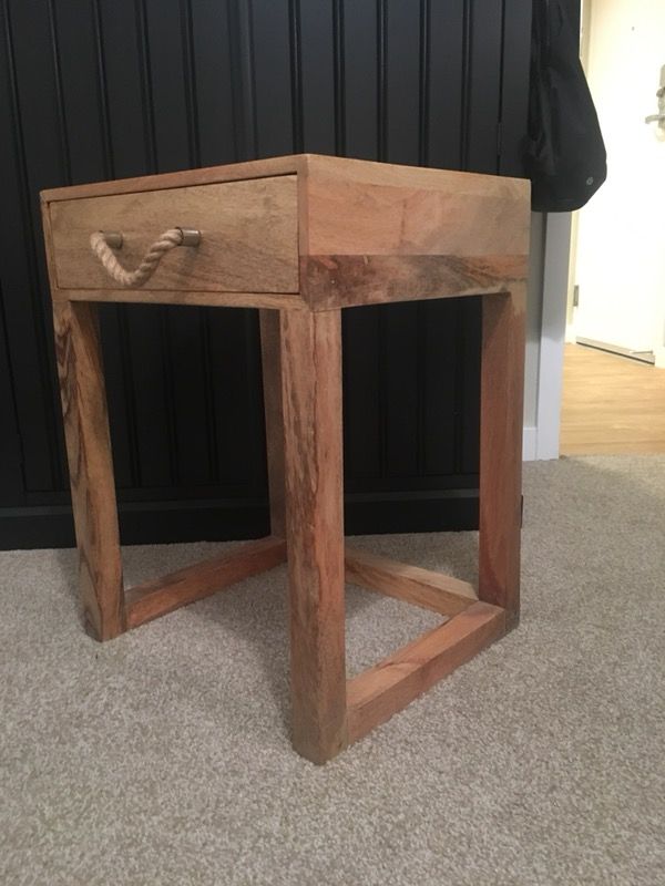 Reclaimed Wood Bedside Table Furniture In San Jose Ca Offerup