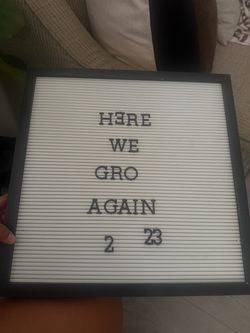 Letter board