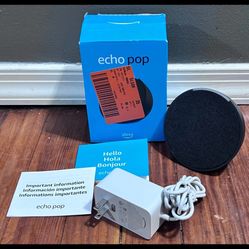 Amazon Echo Pop (1st Gen), Compact Smart Speaker with Alexa - Charcoal Gray