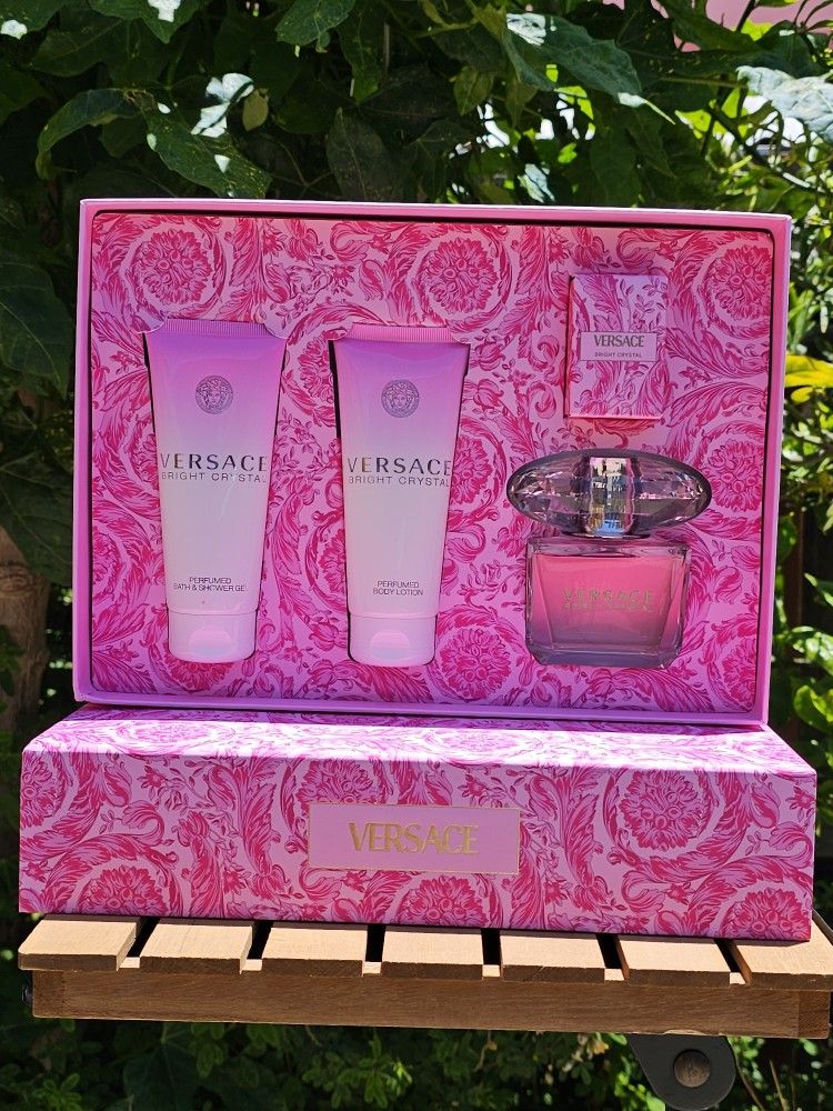 Versace Bright Crystal 3oz Set $85