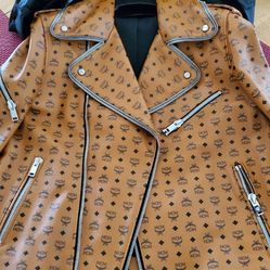 MCM Leather Riders Jacket Rare!
