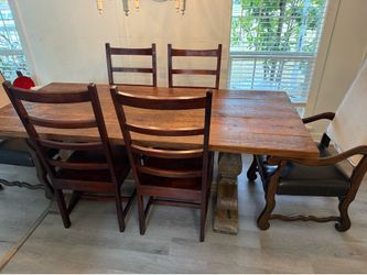 Comedor 6 sillas Rustico