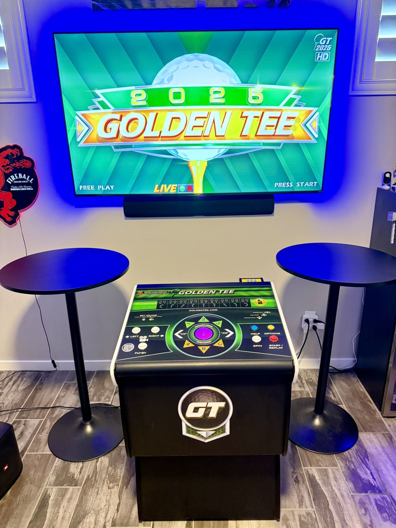 GOLDEN TEE LEGACY HOME EDITION GREEN TOP ARCADE 2025 + LED TRACKBALL+ STAND!!!!