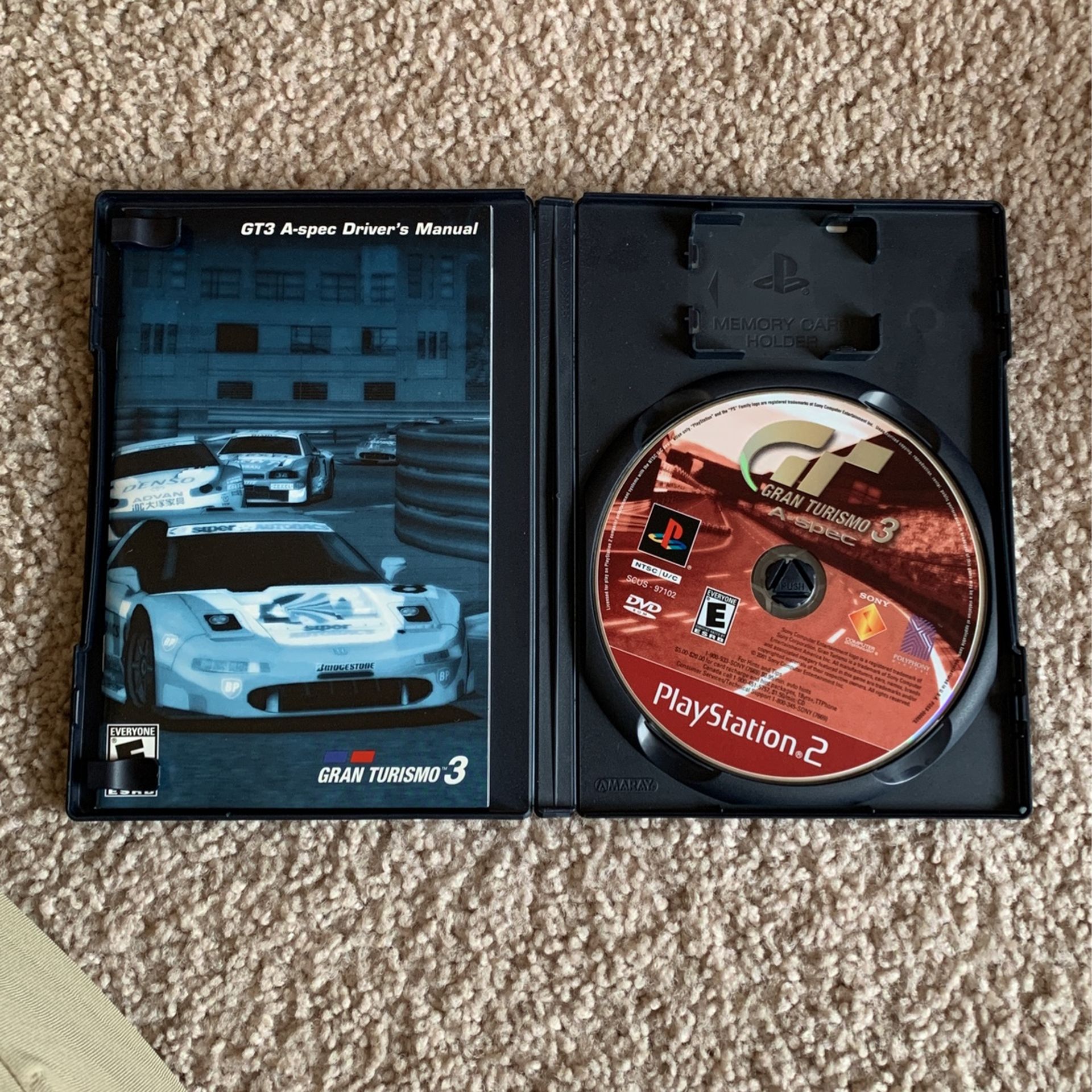 Gran Turismo 3 A-spec (PS2) W/ Manual