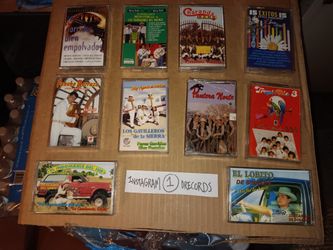 Muchos Cassettes De Musica Mexicana De Venta 3 Por $25