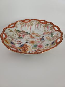 Cookie Plate With Traditional Painting 