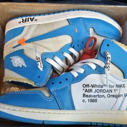 jordan 1 off white unc