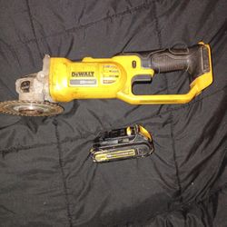 Battery Powered DeWalt Angle Grinder