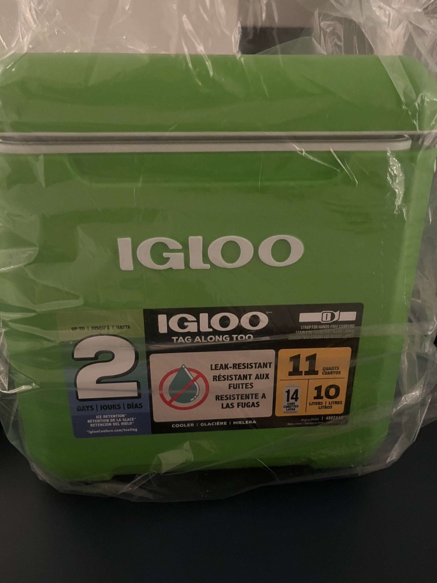 Igloo Tag Along Too Cooler Leak-Resistant up to 2 Days Ice Retention 11 Quarts