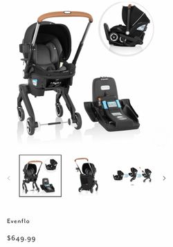 Shyft DualRide Infant Car Seat Stroller Combo with Carryall Storage & Extended Canopy