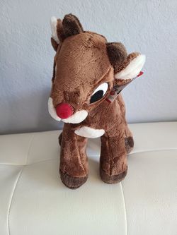 Stuffed deer Rudolph plush