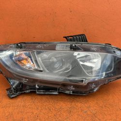 2016 - 2021 Honda Civic Right Passenger Side Halogen Headlight W/ LED OEM 