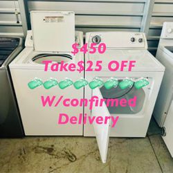 Washer Dryer Whirlpool Top Load Clean Like New Free Delivery