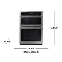 🔥 NEW Samsung - 30" Microwave Combination Wall Oven with WiFi - Stainless steel Model NQ70T5511DS