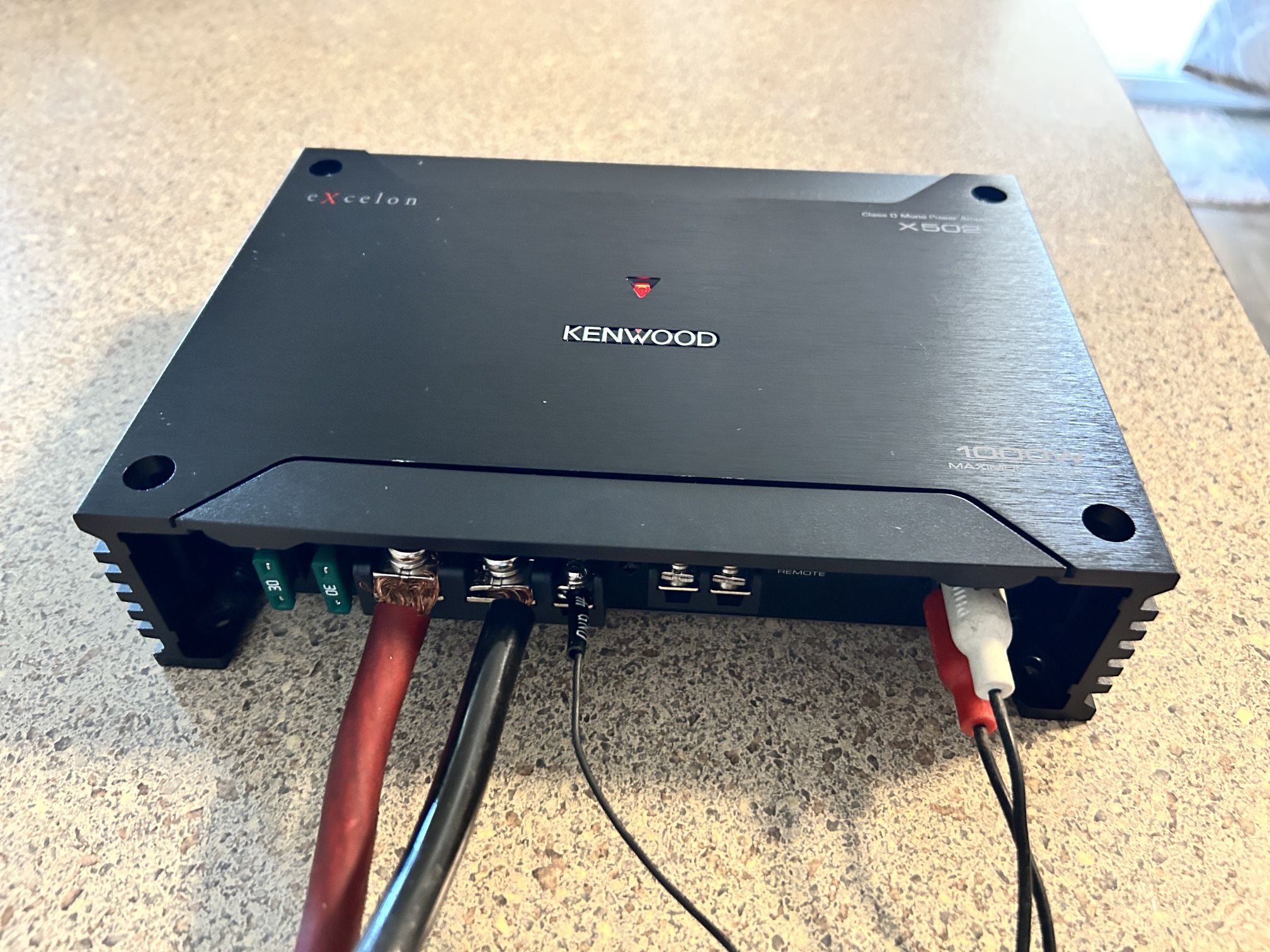 Amp Kenwood Excelon X series Class D Amplifier 1channel Monoblock 1000watts Max Peak Power for bass only Compact Amplifier