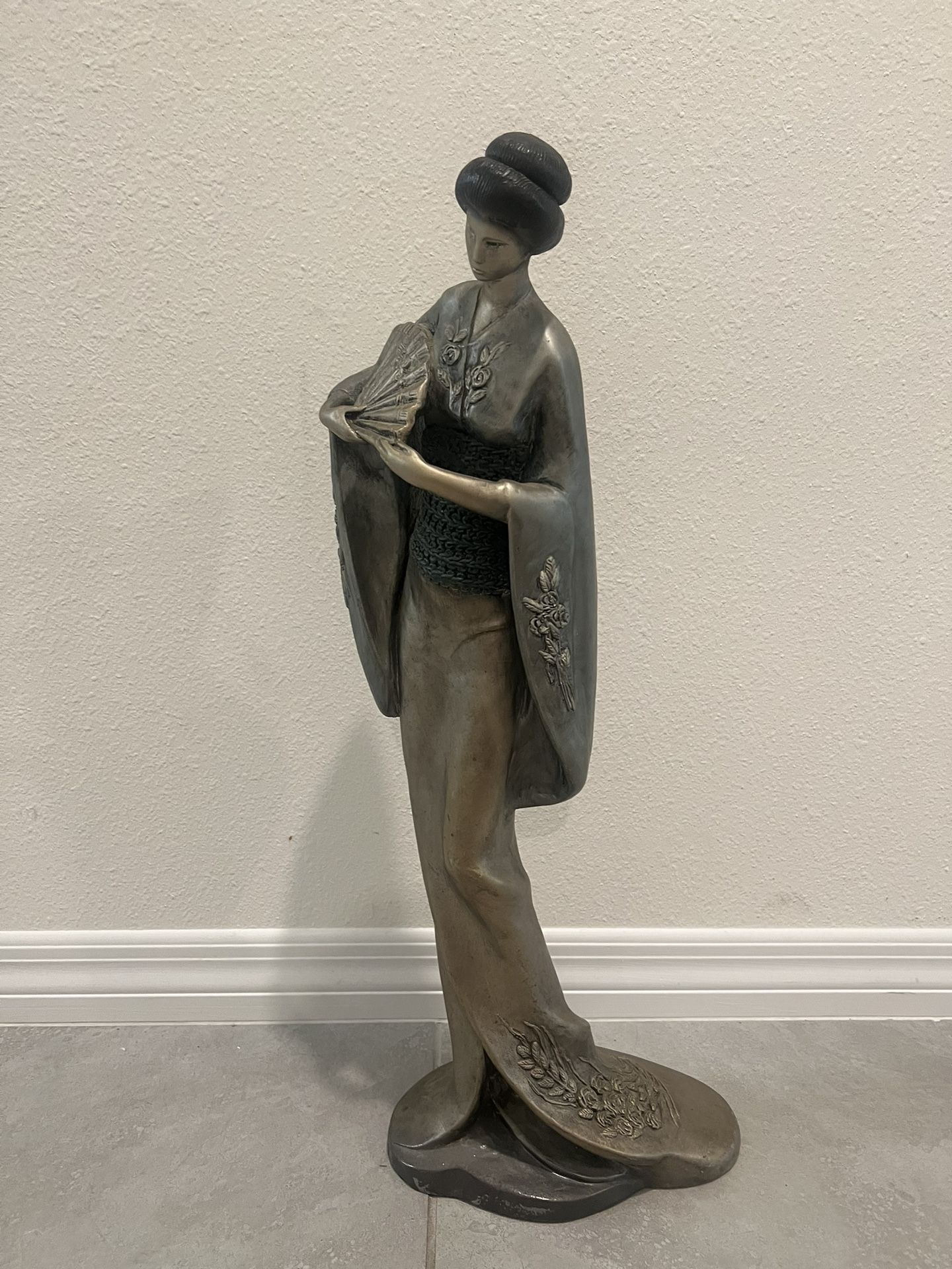 AUSTIN PRODUCTIONS INC 1987 L' ORIENTAL GEISHA STATUE BY YASHIMA GAKUTEI