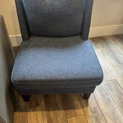 Costco Shyanne Fabric Chair Blue (2)