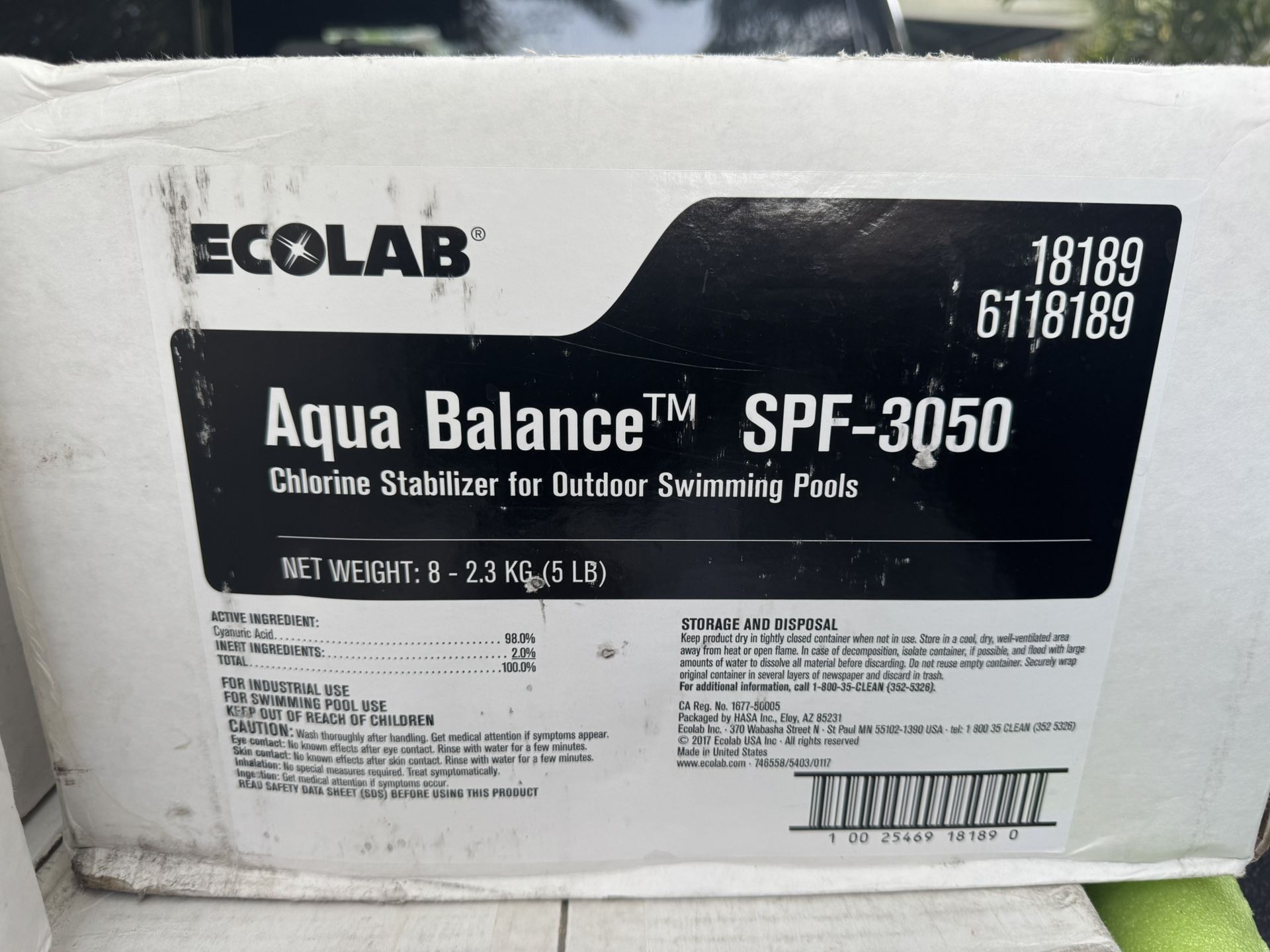 Chlorine Stabilizer (Ecolab Aqua Balance SPF-3050