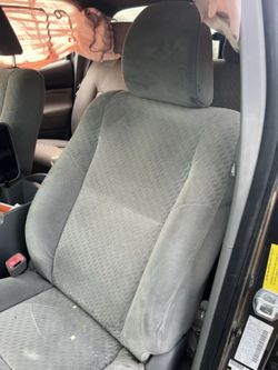 Front Driver Door fits 2008-2015 Toyota Tacoma Crew Cab Gray Cloth Manual