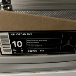 Nike Air Jordan OG XVII 17 College Blue