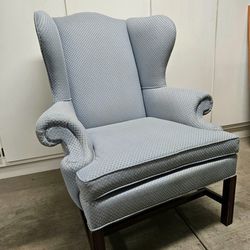 Wingback Chair And Ottoman 