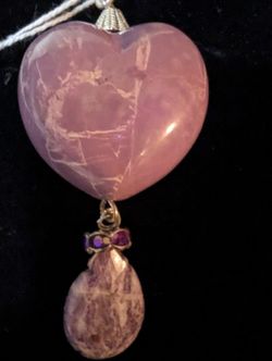 Pendant-Lilac Turquoise 