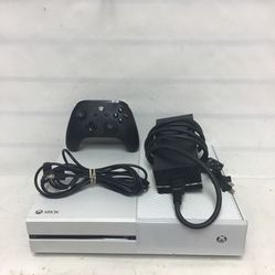 Microsoft Xbox One 500gb Gaming Condo,e With Aftermarket Controller And  Power Cord. Tested And Working 