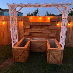 3 4 5ft long 11 inch wide Hand made Garden bed raised elevated planter box with legs cedar redwood for Vegetables and Herbs Carrots