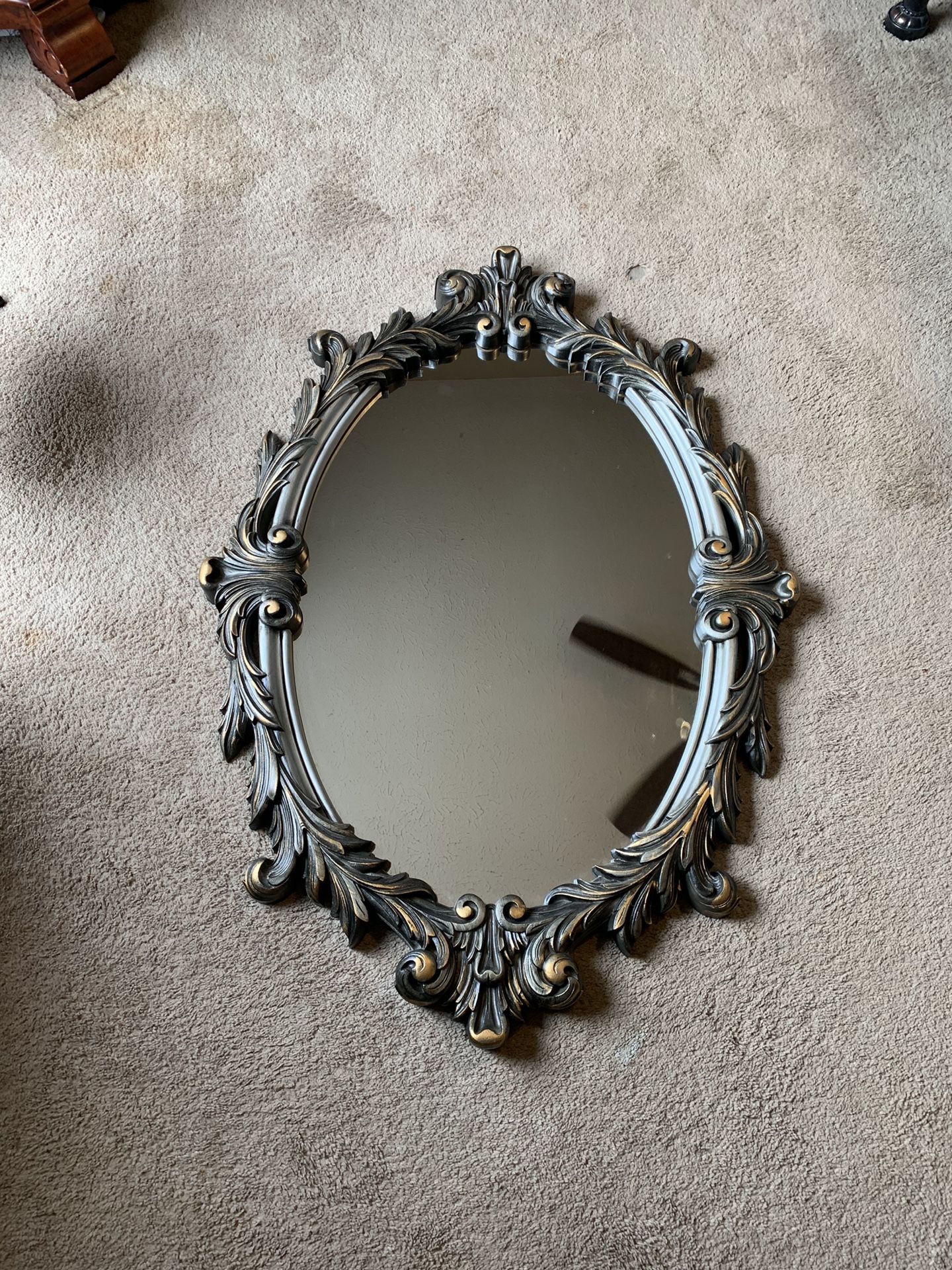Antique Style Hanging Mirror