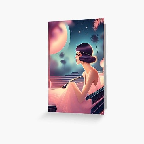 1920s Inspired Greeting Cards