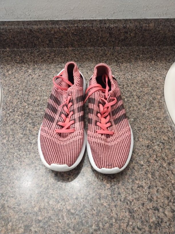 Hot Pink Run Natural Adidas Size 8 women used