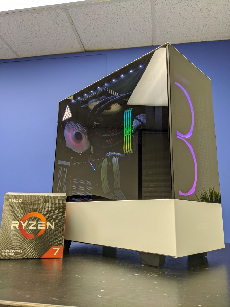 Cpu Ryzen 3700x Aio NEW Liquid Cooled 3rd Gen Ryzen 3700X 32GB