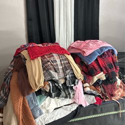 Bags of clothes