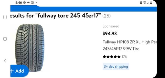 Brand new Tire 245 45z R17 