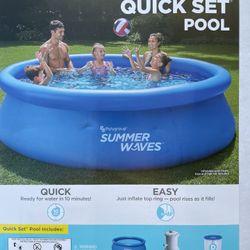 10x30 pool with pump and filter. New in boxes 