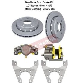 10” Deemaxx Maxx Coated Brake Kit -3500lb