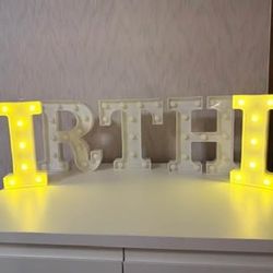 Letter light signs