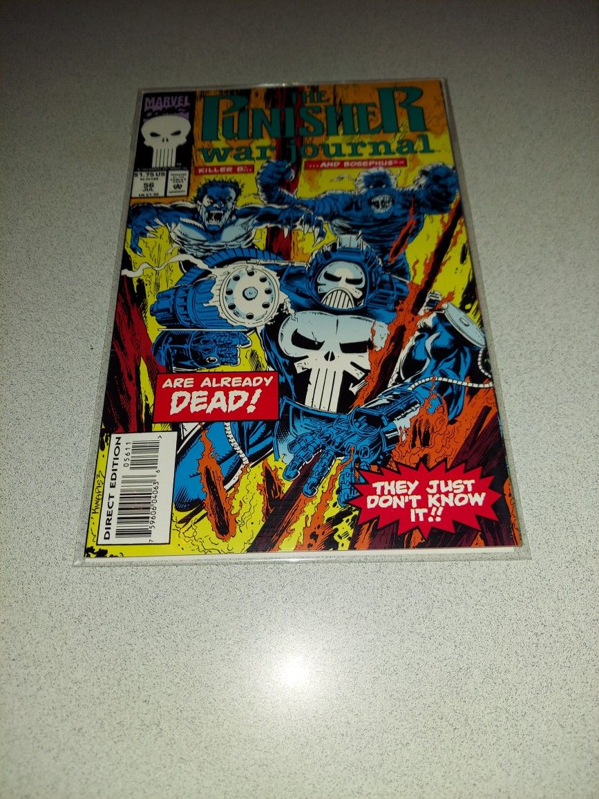 1993 THE PUNISHER WAR JOURNAL #56 COMIC BAGGED AND BOARDED