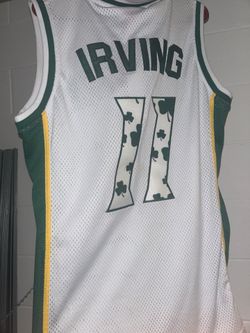 Kyrie Irving #11 Celtics Jersey – White/Green