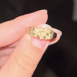 Gold Nugget Ring