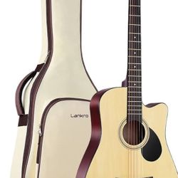 🎸 Lankro Acoustic Guitar – Full Size – Natural– Like New  
