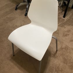 White Desk Or Accent Chair 