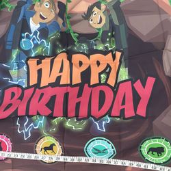 Wild Kratts Birthday Banner