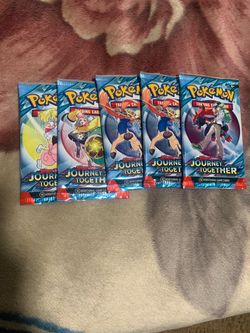 Pokemon Journey together single pack cards