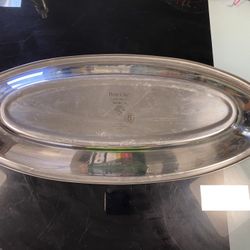 Bon Chef 5218 - Fish Platter, 21-1/4" x 8-3/4" x 1-1/2" , stainless steel, NSF