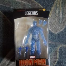 Marvel Legends Series Iron Man Hologram Iron Man 6” Figure Open Box No BAF