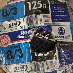 Romex 8/3 125ft